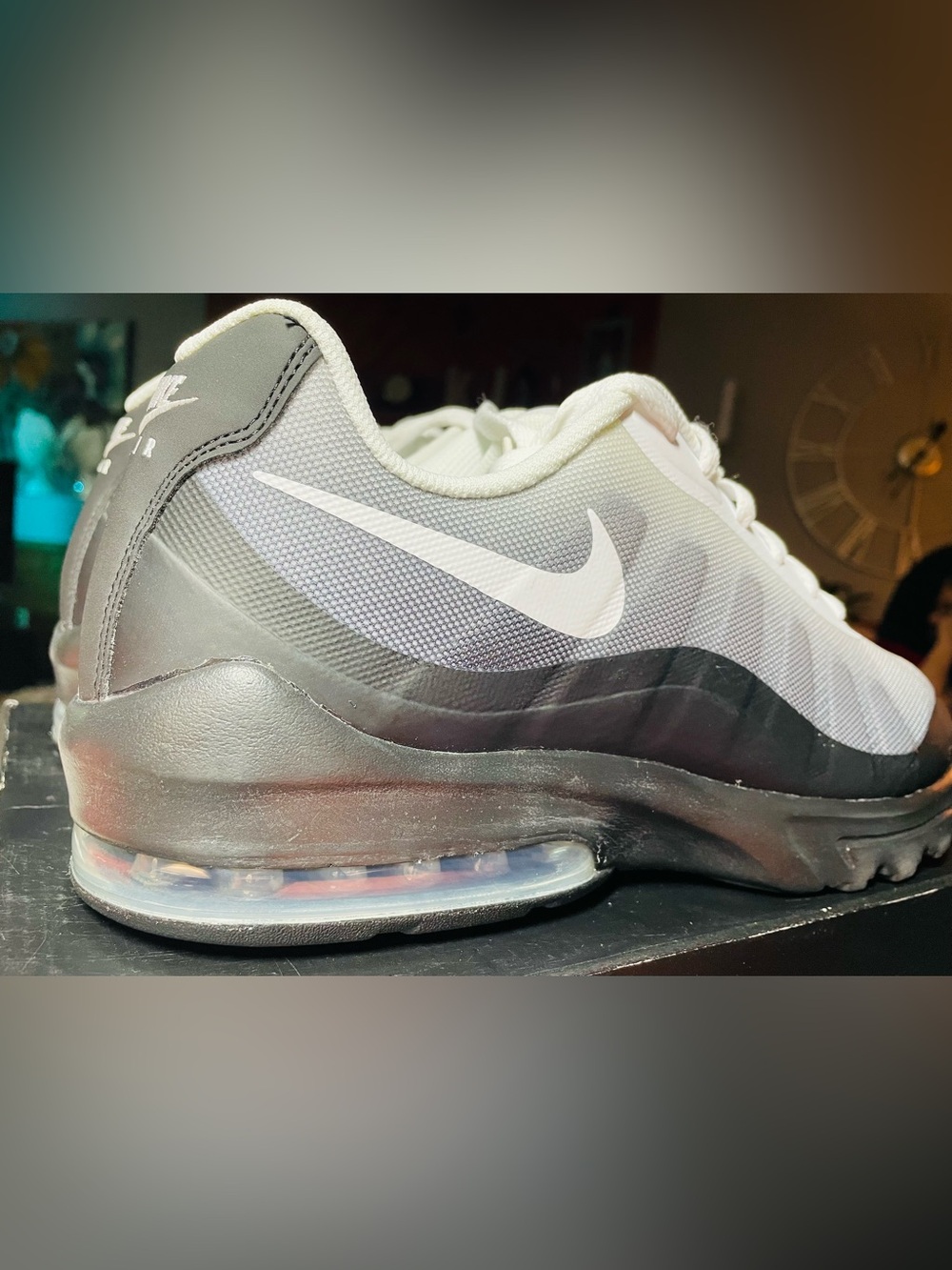 Nike Men's Air Max Invigor Shoes White/Black 14M - Picture 6 of 13
